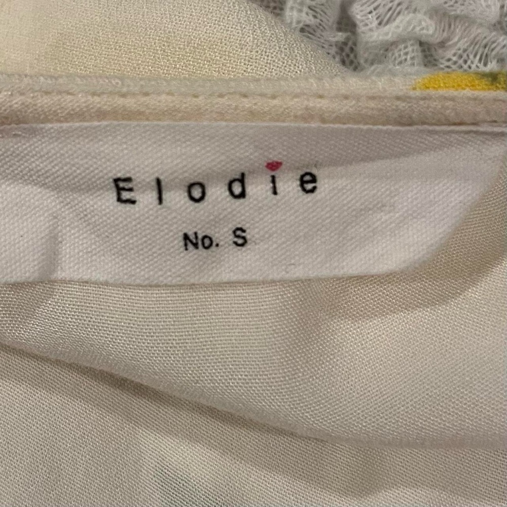 🌸ELODIE LEMON FRUIT WRAP DRESS SIZE SMALL🌸 - Picture 7 of 7